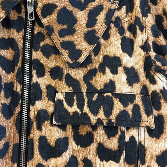 Ganni Leopard Print Jacket - Picture 3 of 4